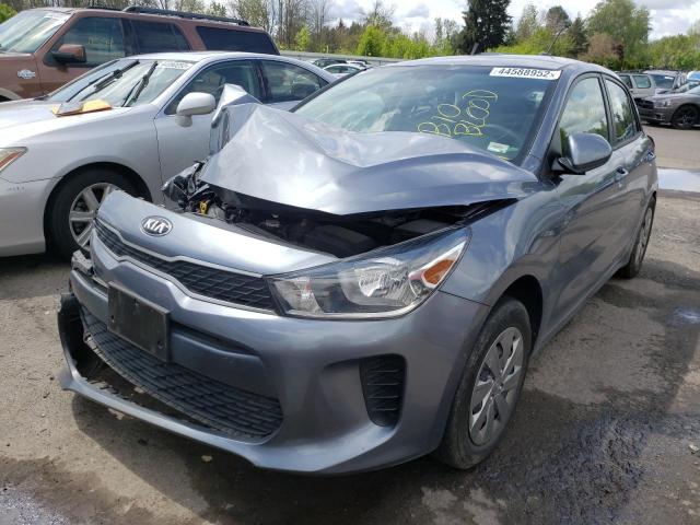 3KPA25AB4KE225172 - 2019 KIA RIO S BLUE photo 2