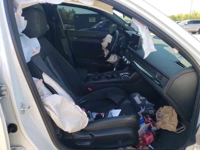 2HGFE2F57NH554232 - 2022 HONDA CIVIC SPOR WHITE photo 5