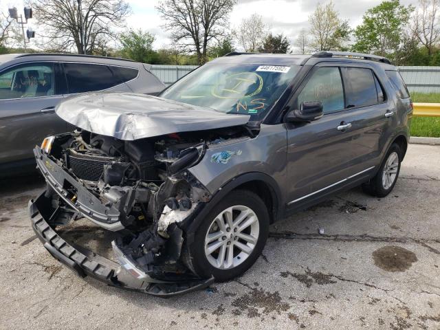 1FMHK7D81CGA36339 - 2012 FORD EXPLORER X GRAY photo 2