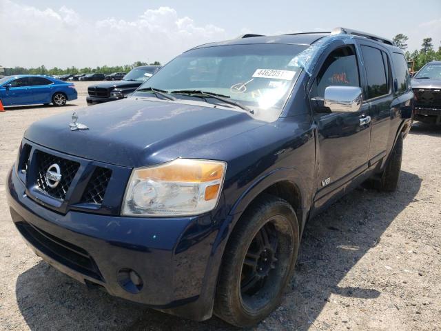 5N1BA08D08N618152 - 2008 NISSAN ARMADA SE BLUE photo 2