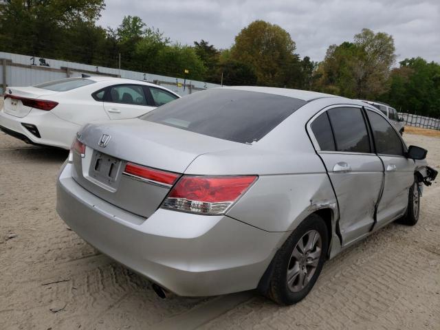 1HGCP2F46CA042865 - 2012 HONDA ACCORD LXP SILVER photo 4