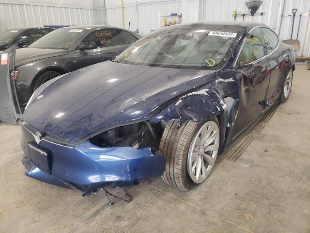 5YJSA1E25GF174275 - 2016 TESLA MODEL S Mavi foto 2