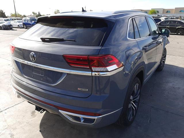 1V2SE2CA8MC201531 - 2021 VOLKSWAGEN ATLAS CROS GRAY photo 4