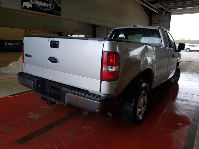 1FTVF14518KE70991 - 2008 FORD F150 SILVER photo 4