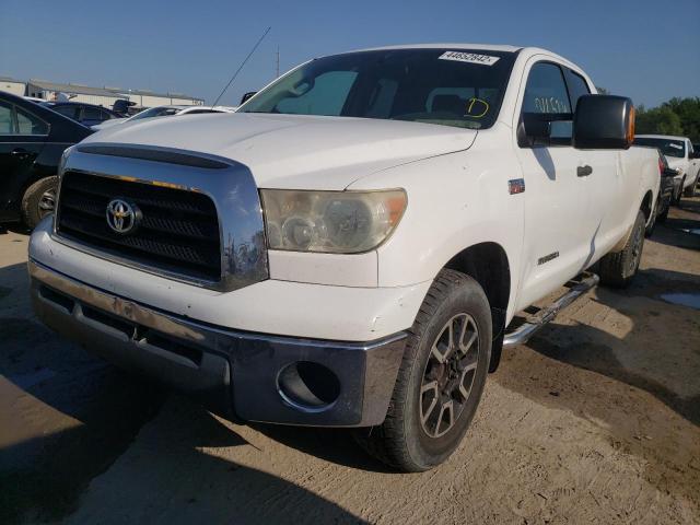 5TFSV54108X004904 - 2008 TOYOTA TUNDRA DOU WHITE photo 9