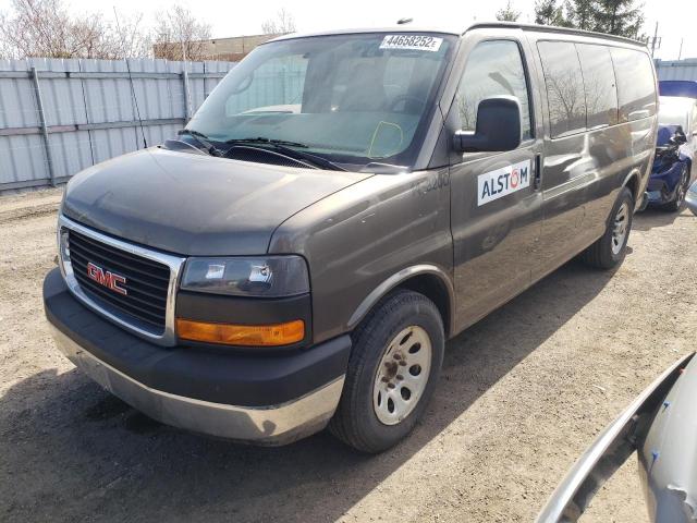 1GKS7BF44E1121596 - 2014 GMC SAVANA G15 BROWN photo 2