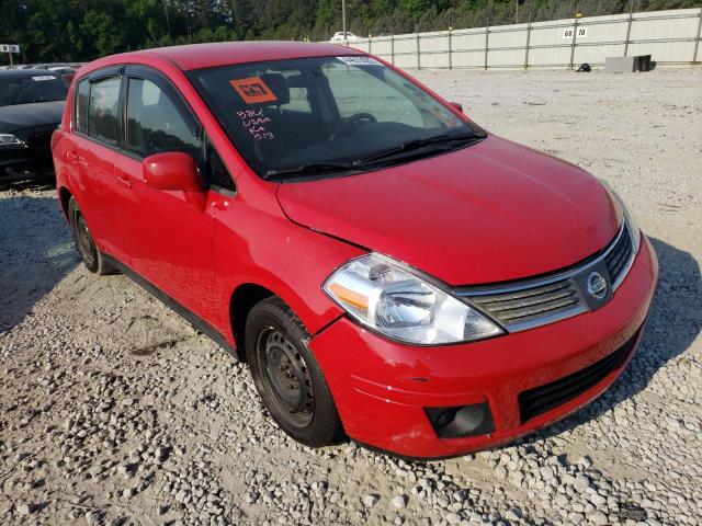 3N1BC13EX9L497476 - 2009 NISSAN VERSA S RED photo 1