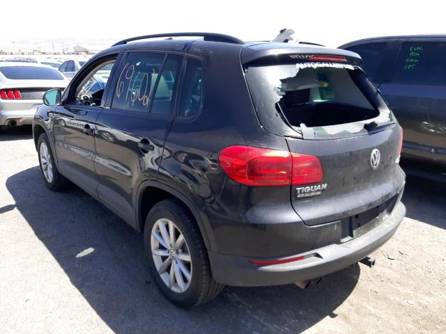 WVGNV7AX0HK035693 - 2017 VOLKSWAGEN TIGUAN WOL BLACK photo 3