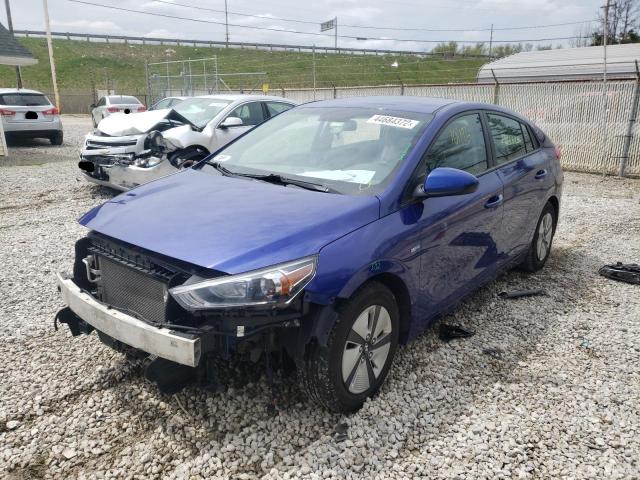 KMHC65LC8KU171276 - 2019 HYUNDAI IONIQ BLUE BLUE photo 2