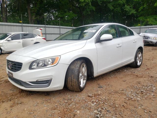 YV126MFK5F2355888 - 2015 VOLVO S60 PREMIE WHITE photo 2