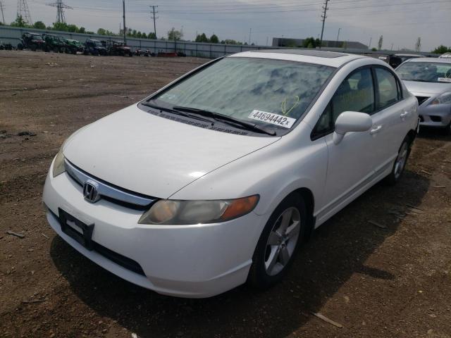 1HGFA16908L020845 - 2008 HONDA CIVIC EXL თეთრი ფოტო 2