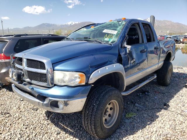 3D7KS28C75G721986 - 2005 DODGE RAM 2500 S BLUE photo 2