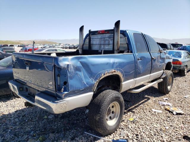 3D7KS28C75G721986 - 2005 DODGE RAM 2500 S Կապույտ լուսանկար 4