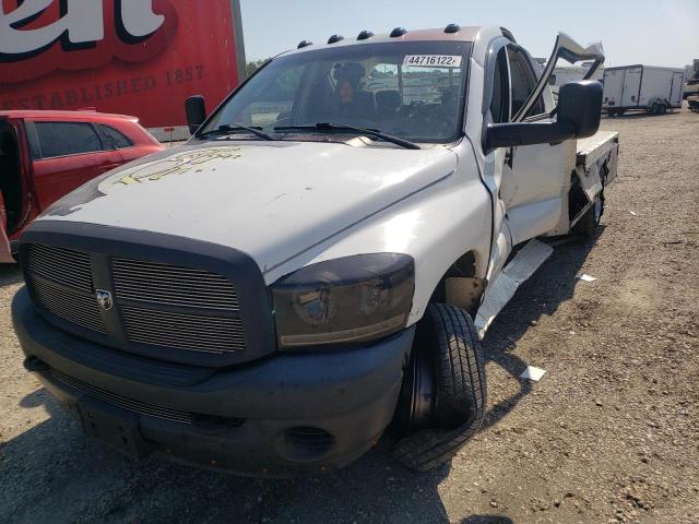 3D6WG48A77G763546 - 2007 DODGE RAM 3500 S WHITE photo 2