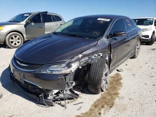 1C3CCCCG0FN673448 - 2015 CHRYSLER 200 C GRAY photo 2