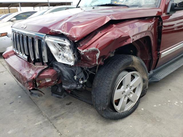 1J8HG58248C193533 - 2008 JEEP COMMANDER 红色 照片 9