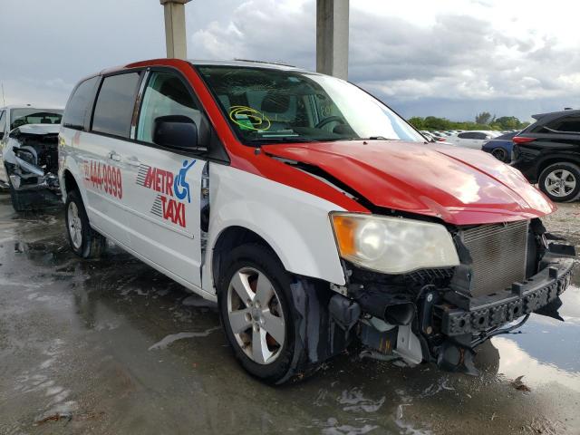 2C4RDGBG0DR814658 - 2013 DODGE GRAND CARA WHITE photo 1