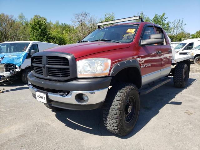 1D7KS28D96J240453 - 2006 DODGE RAM 2500 S RED photo 2