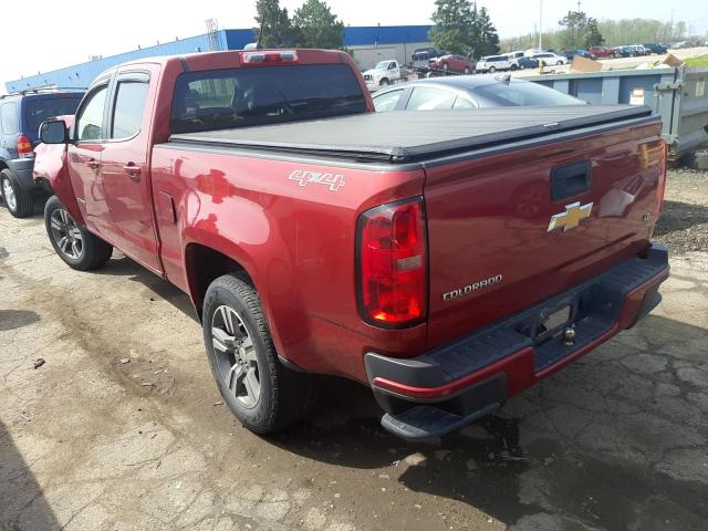 1GCGTBE38F1122130 - 2015 CHEVROLET COLORADO L RED photo 3