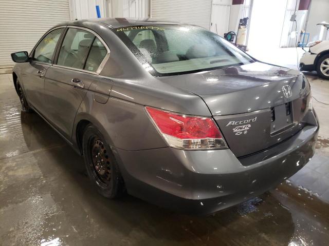 1HGCP26349A129681 - 2009 HONDA ACCORD LX GRAY photo 3