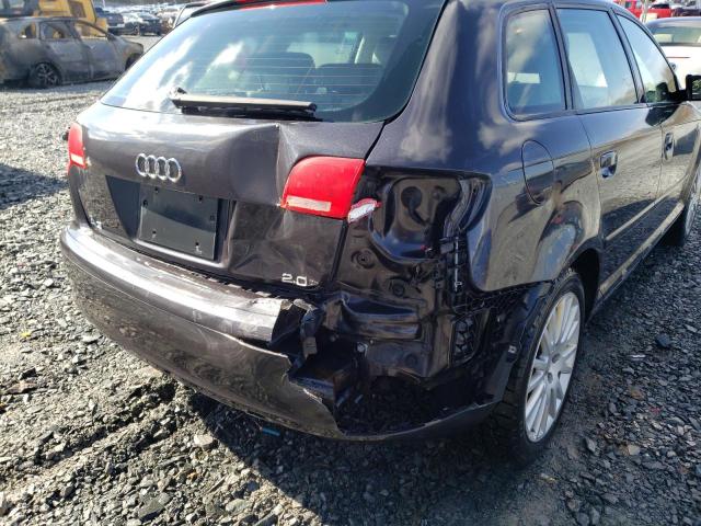 WAUNF78P96A002943 - 2006 AUDI A3 2.0 PREMIUM  photo 9