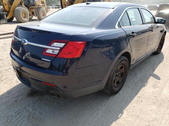 1FAHP2L80GG111862 - 2016 FORD TAURUS POL BLUE photo 4