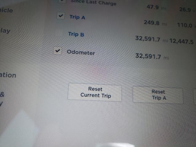 5YJSA1E45JF273669 - 2018 TESLA MODEL S Բորդո լուսանկար 8