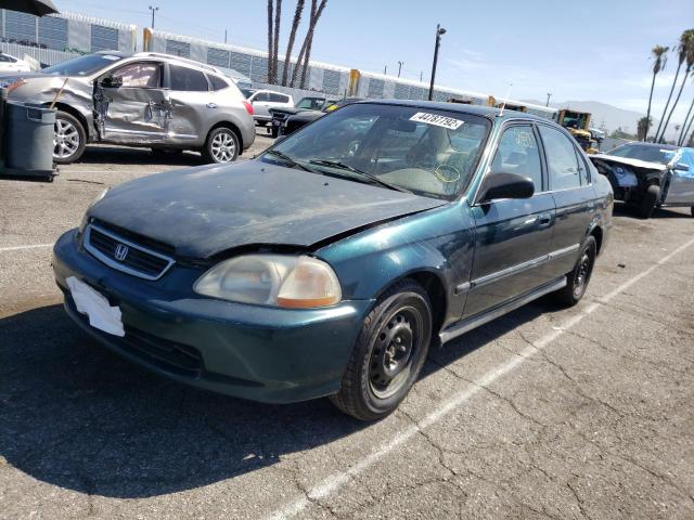 2HGEJ6670TH550181 - 1996 HONDA CIVIC LX GREEN photo 2