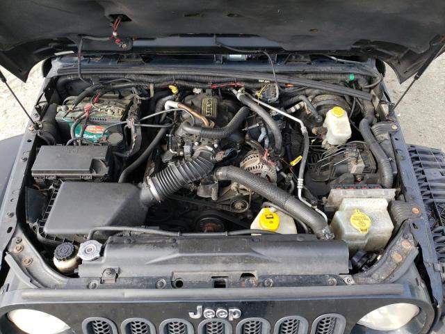 1J8GA59157L123542 - 2007 JEEP WRANGLER S 黑色 照片 7