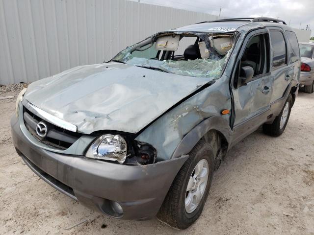 4F2CZ06184KM30307 - 2004 MAZDA TRIBUTE ES 绿色 照片 2