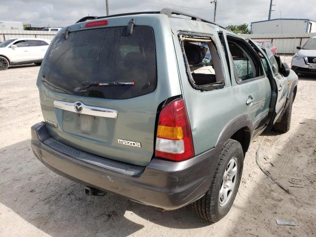 4F2CZ06184KM30307 - 2004 MAZDA TRIBUTE ES 绿色 照片 4
