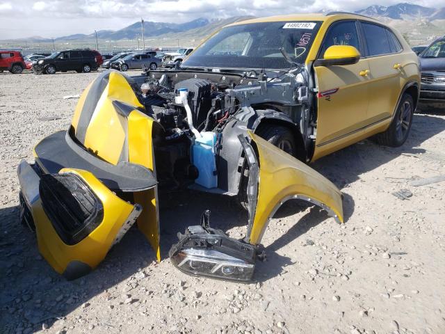 1V2NE2CA0MC204808 - 2021 VOLKSWAGEN ATLAS CROS ყვითელი ფოტო 2