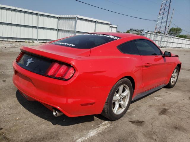 1FA6P8AM9H5304776 - 2017 FORD MUSTANG RED photo 4