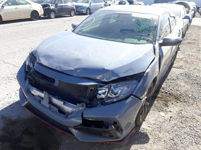 SHHFK7H43JU234042 - 2018 HONDA CIVIC SPOR GRAY photo 2