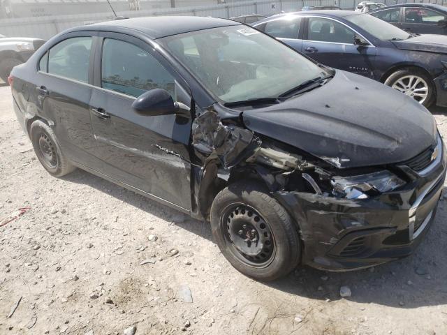 1G1JB5SBXK4100363 - 2019 CHEVROLET SONIC LS BLACK photo 1