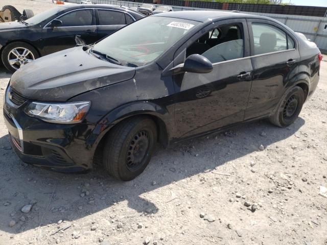 1G1JB5SBXK4100363 - 2019 CHEVROLET SONIC LS BLACK photo 2