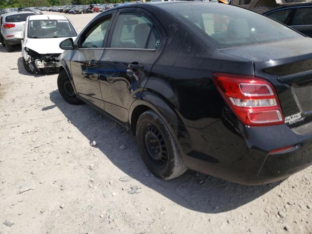 1G1JB5SBXK4100363 - 2019 CHEVROLET SONIC LS BLACK photo 3