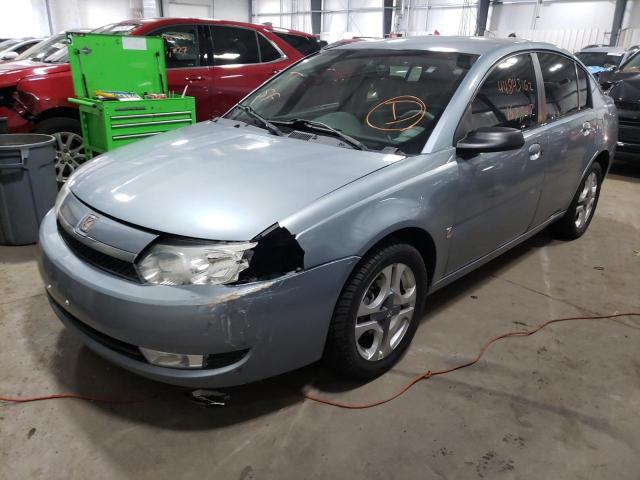 1G8AK54F33Z181776 - 2003 SATURN ION LEVEL BLUE photo 2