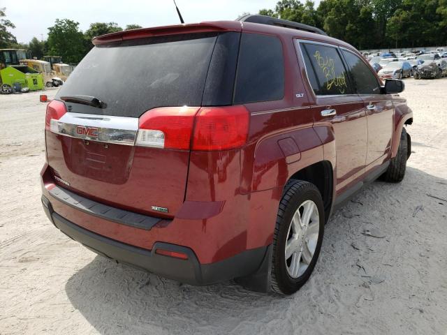 2GKALUEK5C6270547 - 2012 GMC TERRAIN RED photo 4