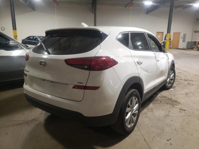 KM8J2CA49LU087309 - 2020 HYUNDAI TUCSON SE WHITE photo 4