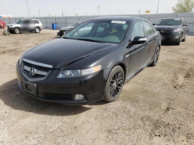 19UUA76518A027743 - 2008 ACURA TL TYPE S BLACK photo 2