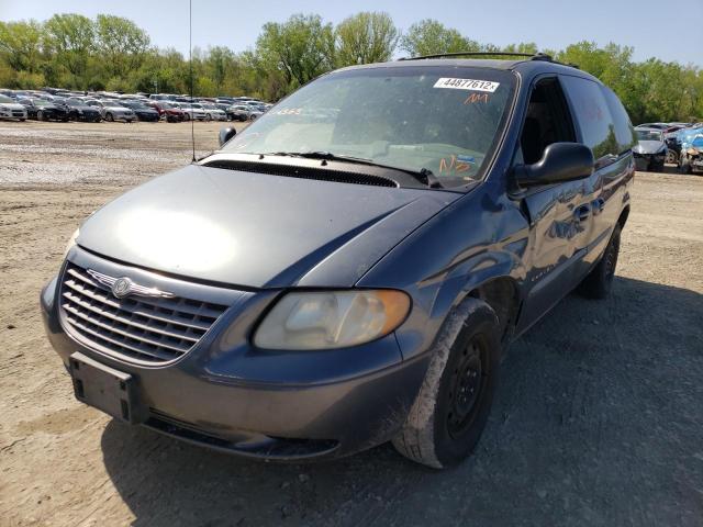 1C8GJ45301B222368 - 2001 CHRYSLER VOYAGER LX GRAY photo 2