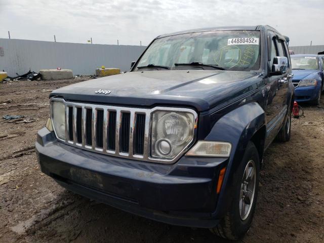 1J8GN28K38W180240 - 2008 JEEP LIBERTY SP BLUE photo 2