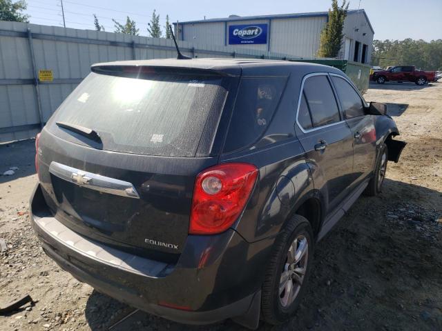 2GNALBEK4D6373063 - 2013 CHEVROLET EQUINOX BLACK photo 4