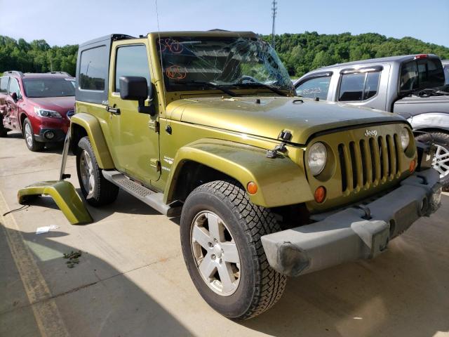 1J4FA54157L134254 - 2007 JEEP WRANGLER S GREEN photo 1
