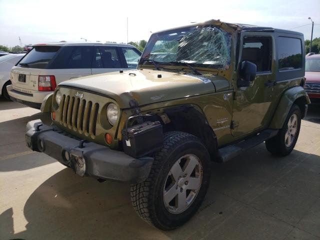 1J4FA54157L134254 - 2007 JEEP WRANGLER S GREEN photo 2