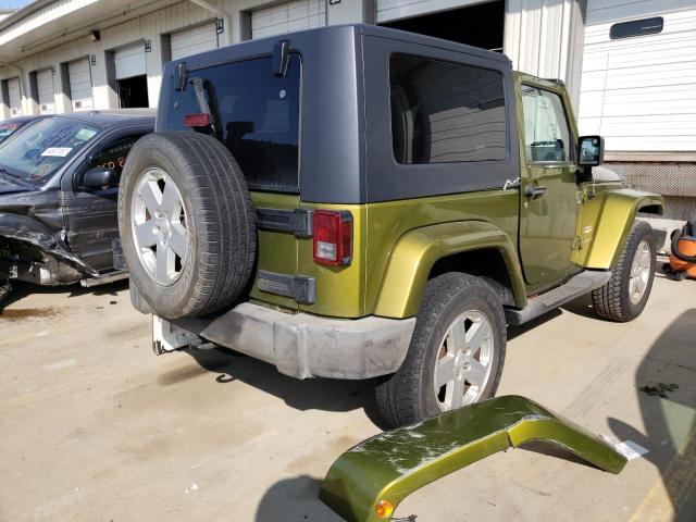 1J4FA54157L134254 - 2007 JEEP WRANGLER S GREEN photo 4