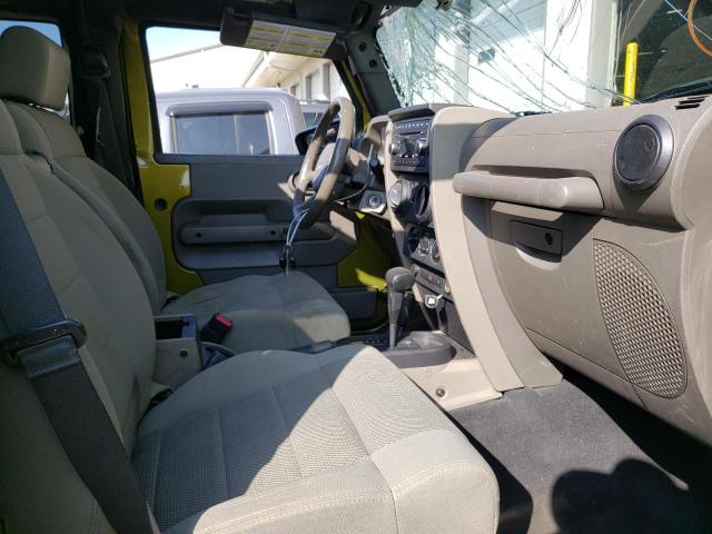 1J4FA54157L134254 - 2007 JEEP WRANGLER S GREEN photo 5