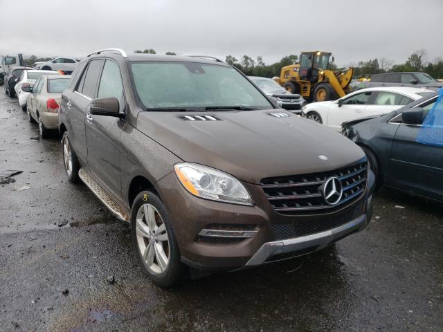 4JGDA5HB8FA447305 - 2015 MERCEDES-BENZ ML 350 4MA TAN photo 1