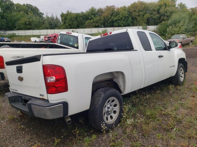 2GCEC190291116033 - 2009 CHEVROLET SILVERADO WHITE photo 4